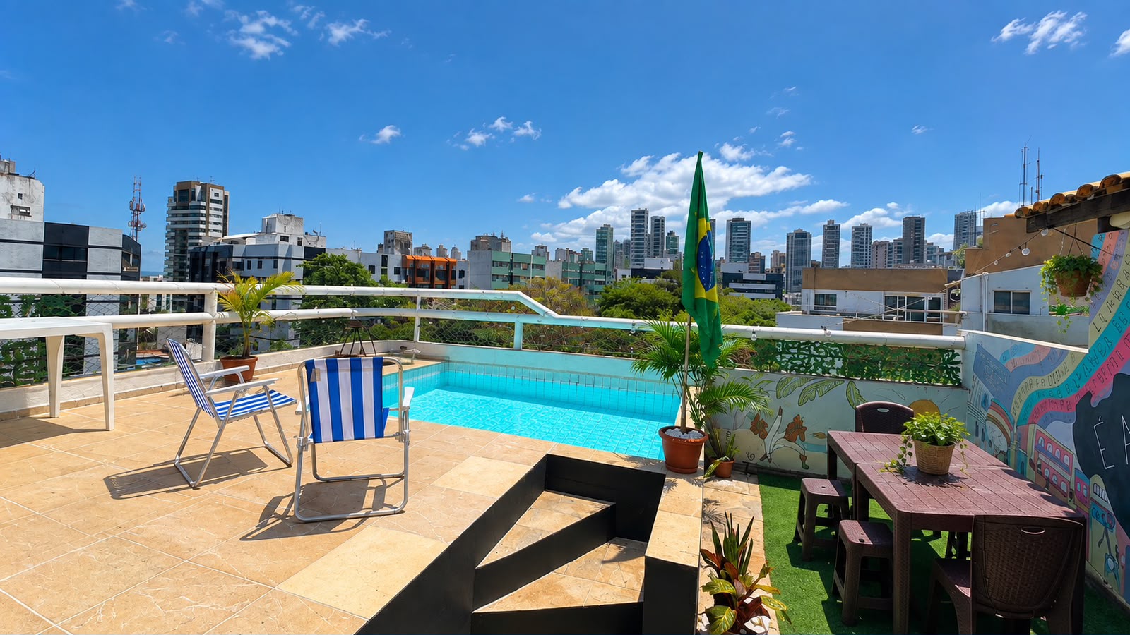 Rooftop Pool & Outdoor Spaces